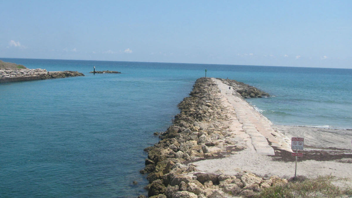 Boca Raton Inlet preview from The Palm Beaches camera page